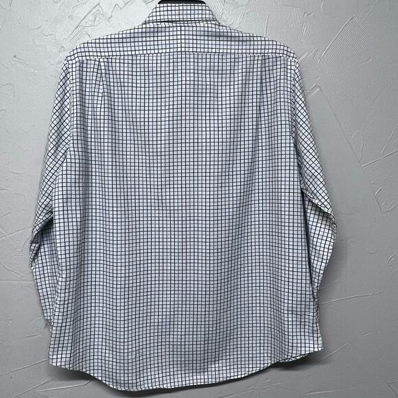 Polo Ralph Lauren Shirt men’s size XL 
long sleeve, button up 
white/blue check - Picture 6 of 6